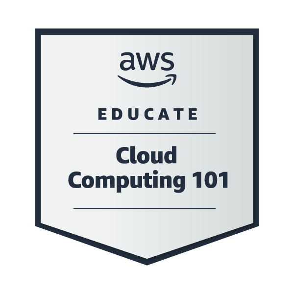 AWS Educate Cloud 101 Badge